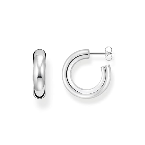 Thomas Sabo Damen-Creolen Classic klein 925er Sterlingsilber Diamant CR635-001-21