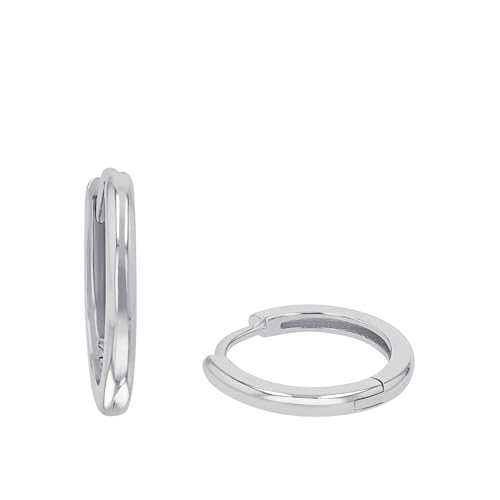 Amor Creolen 925 Sterling Silber Damen Ohrschmuck 1 4 cm Silber Kommt in Schmuck Geschenk Box 2038566