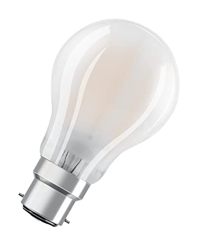 Osram Superstar dimmbare LED-Lampe mit besonders hoher Farbwiedergabe CRI90 für B22d-Sockel mattes Glas Kaltweiß 4000K 1521 Lumen Ersatz für herkömmliche 100W-Leuchtmittel dimmbar 1-er Pack