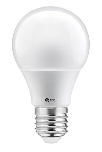 GTV G-TECH LED Lampe A60 E27 9 5W 900lm 3000K Warmweiß 230V 200 Glühbirne Birnenform Energiesparlampe Packung mit 6
