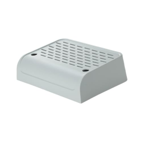 perfk Trittstufe für Katzentoiletten Trittstufe mit Pedal einfache Reinigung Tierbedarf ordentlich halten Zubehörfänger mit Filterfunktion Fußbrett