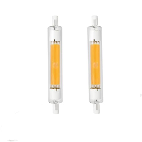 Aseoacc R7S LED 78mm Dimmbar 20W LED R7S Lampen 78mm Ersatz für 200W Halogen Leuchtmittel J78 T3 Glühbirne Warmweiß 2700K 2000LM Kein Flackern 360 AC 220-240 V 2PCS