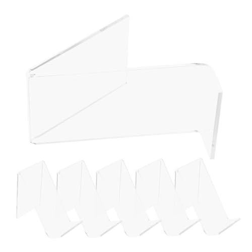 SOIMISS 6 Stück Transparentes Acryl Schuhregal Für Kinder Platzsparender Schuhpräsentationsständer Mit Glatter Oberfläche Bruchfest Und Leicht Zu Reinigen