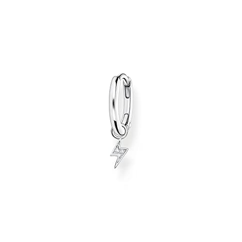 Thomas Sabo Einzel Creole mit Blitz Anhänger 925 Sterling Silber CR705-051-14