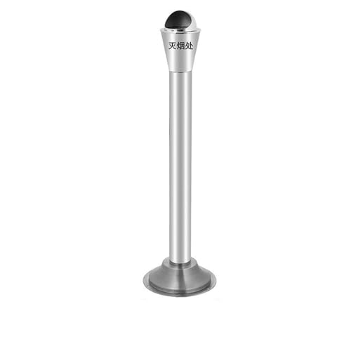  für den Außenbereich regendicht Aschesäule Aschesammlung Rauchlöscher Abfalleimer Silber