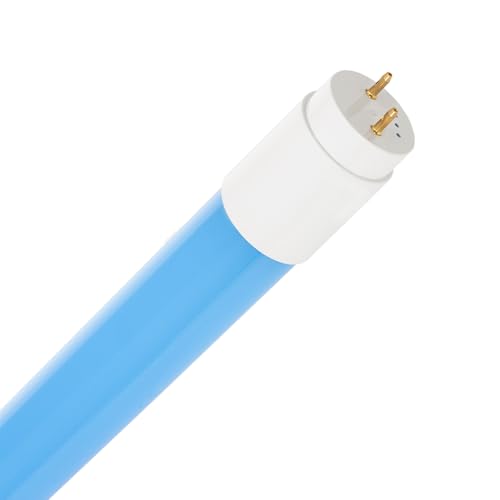 LEDKIA LIGHTING LED-Röhre 60 cm T8 G13 Polycarbonat mit verschiedene Farben 9W Individuell Blau G13 T8