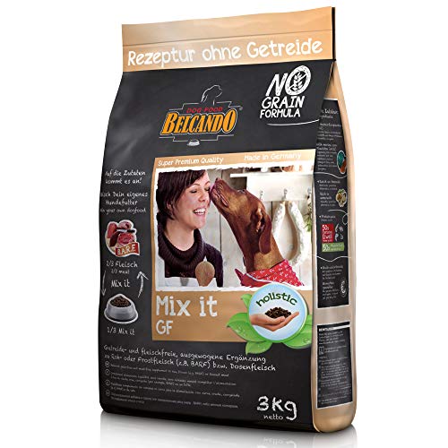 Belcando Mix It GF 3 kg Ergänzungsfutter Trockenfutter für Hunde zur Ergänzung bei Fleischfütterung Barf Ergänzungsfutter für Hunde