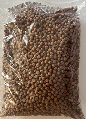  Futter Color Pellets 5 mm schwimmende Koipellets Farbverstärker Carotinoide hochwertiges Teichfutter für Kois ab 15 cm extrudiertes Alleinfuttermittel 1000Gr