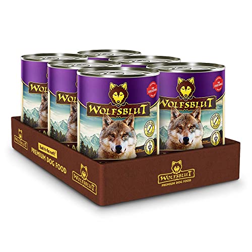 Wolfsblut - Black Bird - 6 x 395 g - Truthahn - Nassfutter - Hundefutter - Getreidefrei