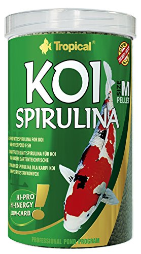 Tropical Koi Spirulina Pellet Size M 1er Pack 1 x 1 l