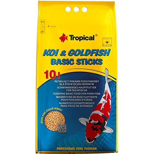  Basic 10L 800G   Teichfischfutter schwimmende für die tägliche Fütterung von Goldfischen