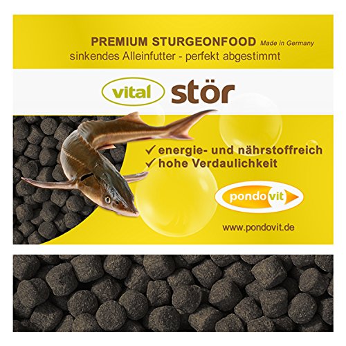 pondovit vital stÃ¶r Premium StÃ¶rfutter 1 5 kg 3 mm Made in Germany