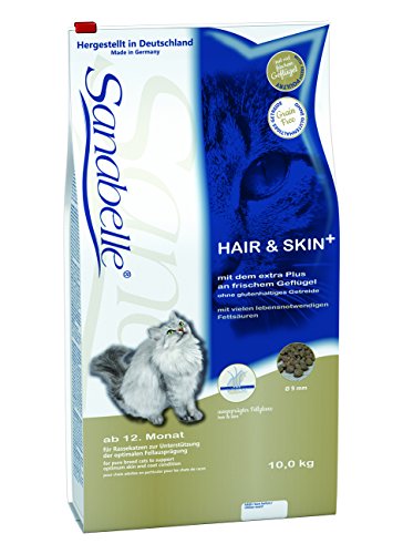 Sanabelle Hair und Skin Katzenfutter 1er Pack 1 x 10 kg