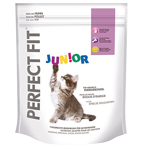 Perfect Fit Junior Katzenfutter reich an Huhn 5 Packungen 5 x 750 g