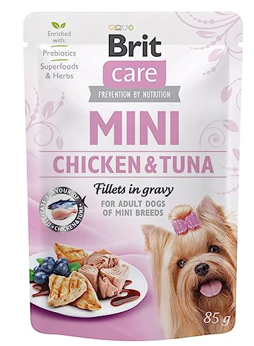 VAFO Praha s.r.o. Brit Care Dog Sasz.85g Mini Huhn Thuna Nassfutter 24