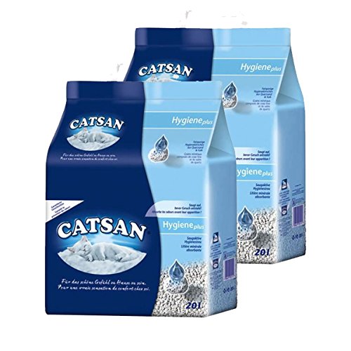Catsan Hygiene nicht klumpendes 2 Packungen 2x 20l