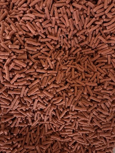 Teichsticks Premium Color Rot 10L im wiederverwendbaren Eimer ca 1 45Kg schwimmendes Teichfutter mit Farbverstärker für Zierfische Kois Goldfische Premiumqualität aus Deutschland