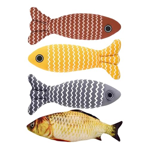 Katzenminze Fisch Für Katzen Bewegungsspielzeug Beruhigender Begleiter Für Haustiere Katzenminze Fisch Spielzeug Für Hauskatzen Für Wohnzimmer Schlafzimmer Arbeitszimmer Hinterhof Garten Kleine Und