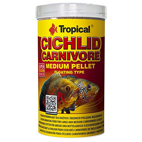Tropical Cichlid Carnivore Medium Pellet 1er Pack 1 x 500 ml