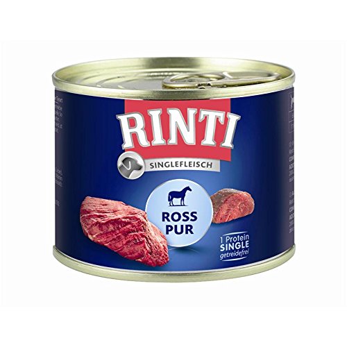 Rinti Dose Singlefleisch Ross Pur 185g Menge 12 je Bestelleinheit