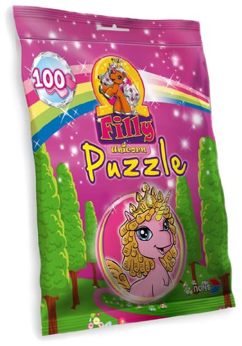 Noris 606035654   Unicorn Puzzle in Chipstüte Samba 100 teilig