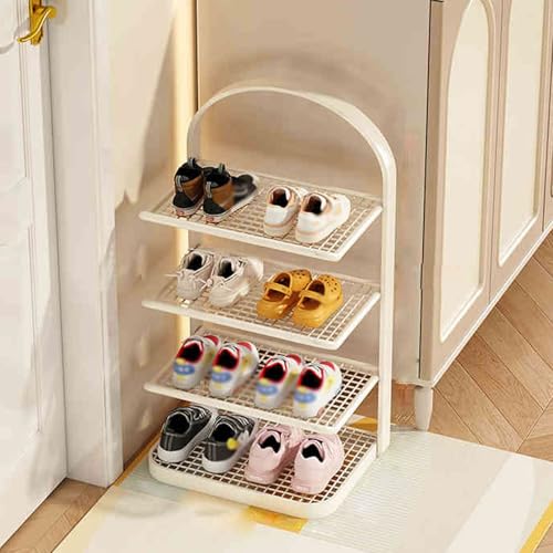 Generisch Schuhregal für Kinder Multifunktionales Schuhregal Schuhregal für den Eingangsbereich Schlichter schmaler Schuhschrank Mehrstöckige Schuhaufbewahrung Schuhorganizer Schuhreg