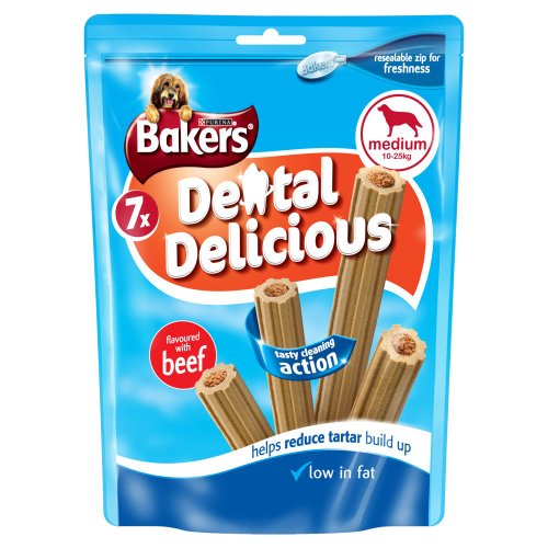 Bakers Dental Delicious Medium Dog with Beef