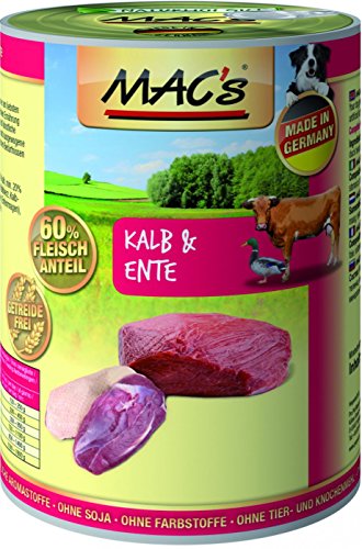 MAC s Dog mit Kalb Ente 6 x 400 g