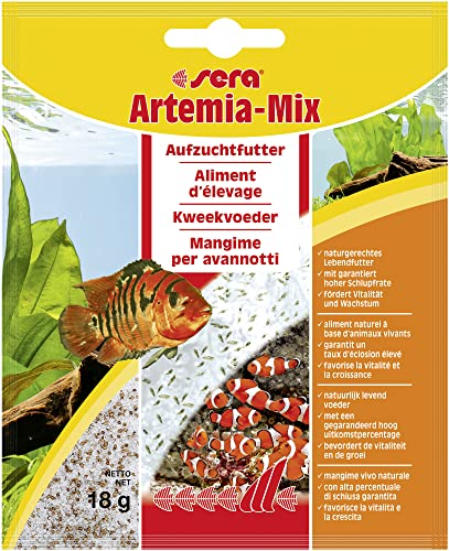 sera Artemia-Mix 18 g - Das lebende Aufzuchtfutter für natürliches Fressverhalten Jungfischfutter