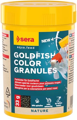 Goldfish Color Granules 100 ml farbfutter aus granulat für goldfische ohne farb- und konservierungsstoffe mit 10% spirulina