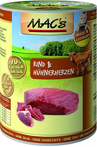 MACs Rind Hühnerherzen 6 x 400 g