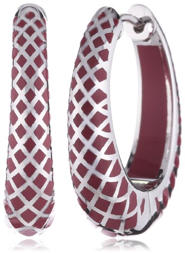  Jewels Damen Creole Lattice red 925 Sterlingsilber S.ESCO90796B000