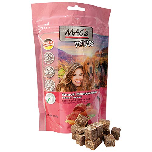 Mac s Dog Mono Snack - Hundeleckerli mit Pferdegeschmack - 1 x 100 g