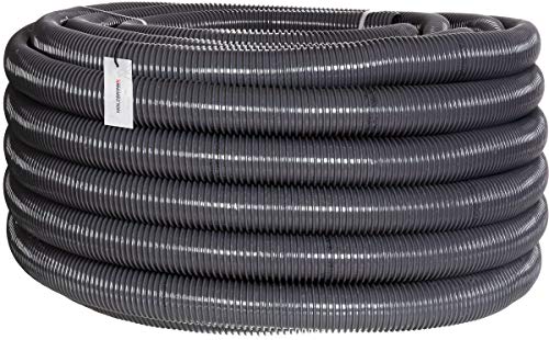 HOLZBRINK Teichschlauch 50 mm 2 Spiralschlauch PVC Saugschlauch verstärkt Länge 20 m HVS-06-20