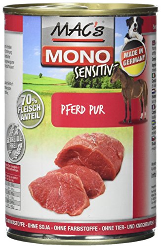 Mac s Mono Sensitive Pferd Pur 6er Pack 6 x 400 g