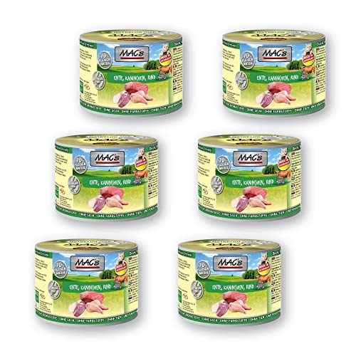 MAC s Cat 200g Ente Kaninchen Rind Größe 6 x 200g