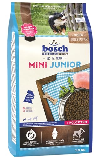 bosch HPC Mini Junior Hundetrockenfutter zur Aufzucht kleiner Rassen bis 15 kg 1 x 15 kg