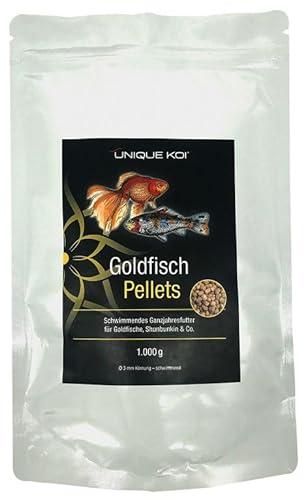 Unique Koi Goldfisch Pellets 3 mm 1 kg BiotopfischFutter Fischfutter Koifutter Winterfutter Schwimmfutter Herbstfutter