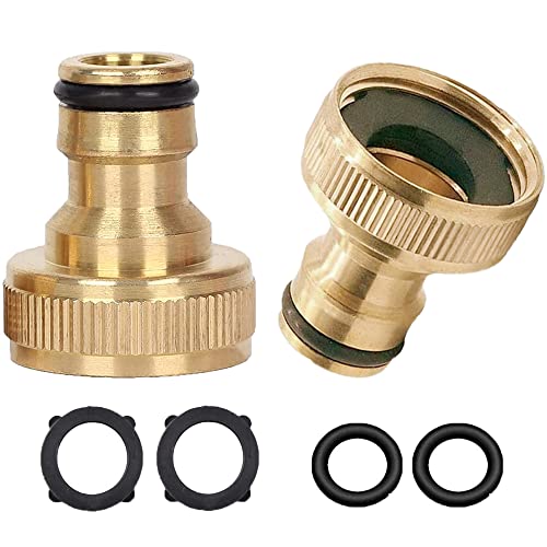 3 4 Zoll Messing Gartenschlauch Hahn Anschluss weiblicher Gewindehahn Adapter für Haus Garten Schlauch Teile Stecker und Garten Spritzpistolen