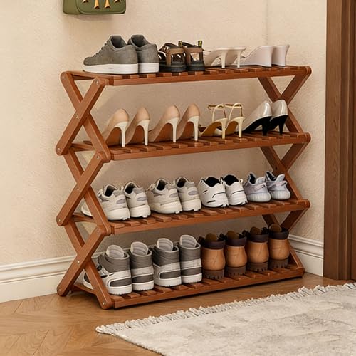 Onxyrbyte Schuhregal Schmal Holz Multifunktionales Schmales Schuhregal Vertikales Schmales Schuhregal Robust Und VerschleißFest FüR Korridore Schlafzimmer Wohnzimmer Ecke