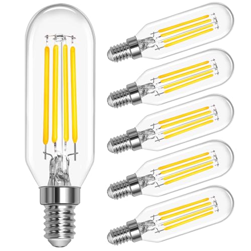 FEILEMAN Glühbirne E14 LED Warmweiß Ultrahelle 7W Ersetzt 60W 1055LM T30 LED Lampe 7W Edison Vintage Leuchtmittel 2700K Licht Birne Retro Filament Energiesparlampe Nicht Dimmbar 6Pack