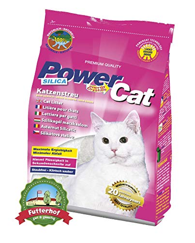 6 x 5 l 30 L Power Cat Magic Silikat Katzenstreu Powercat