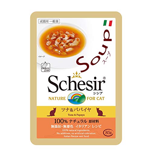 SCHESIR Cat Soup Thunfisch und Papaya 85 g
