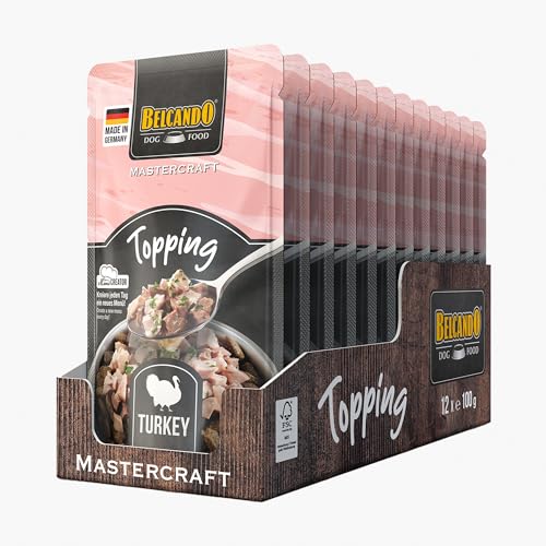  Mastercraft Topping Truthahn 12x 100g Beutel Nassfutter für getreidefrei sortenfrei Ergänzungsfutter Made in Germany