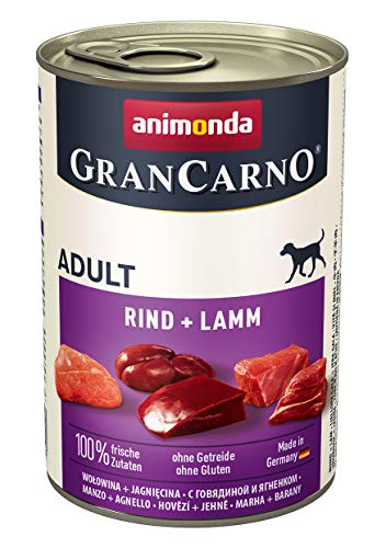  Gran Carno erwachsene Rind Lamm 6x 400 g