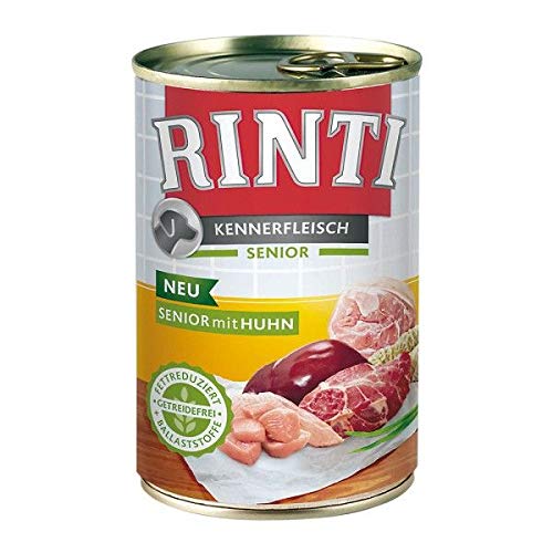Rinti Kennerfleisch Senior Huhn 400g - Sie erhalten 12 Packung en Packungsinhalt 0 4 kg