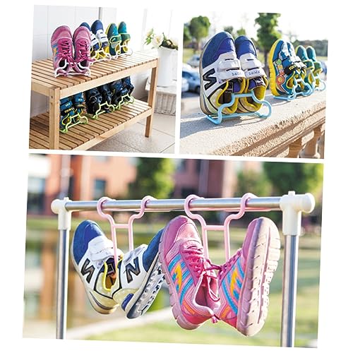 Garneck 2 Stück Schuh Organizer Pp Multifunktional Zum Hängen Und Stellen Für Schlafzimmer Schrank Platzsparend Sicher Blau