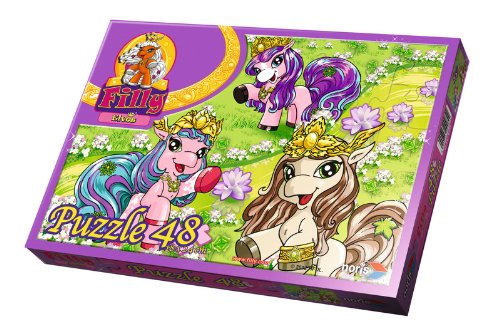 Noris 606030082 Filly Elves-48 teiliges Puzzle-Emocia