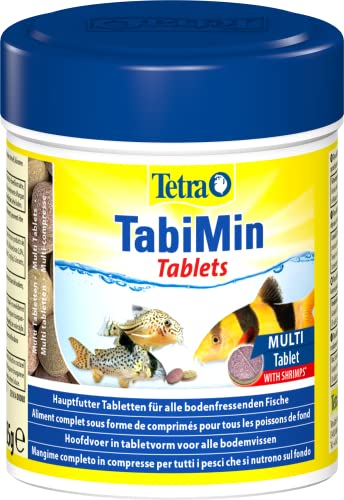 Tetra Tablets TabiMin - Tabletten Fischfutter für alle Bodenfische z.B. Welse Schmerlen oder bodengründelnde Barben 275 Tabletten Dose
