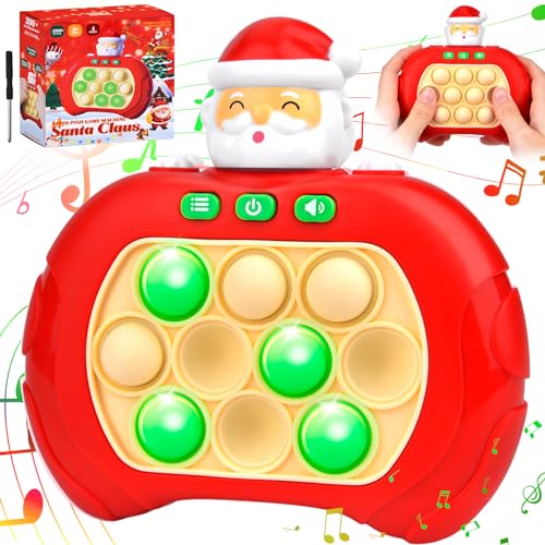 Quick Push Game Fidget Toys für Kinder Erwachsene Pop it Fidget Spielzeug Pop It Elektronisches Spiel mit Musik Push Bubble-Stress-Spielzeug Geschenk für Jungen Mädchen Teenager